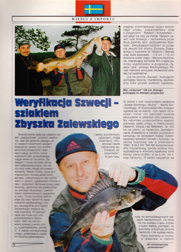 Weryfikacja Szwecji - szlakiem Zbyszka Zalewskiego